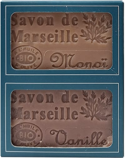 AromaVera - Marseillezeep - Vanille en Monoi 2 x 125 gr.