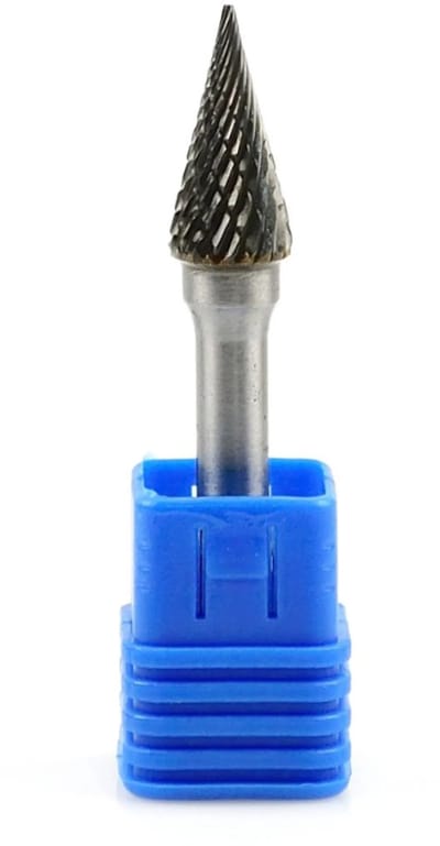 GEKO Conische frees - Tungsten carbide - Slijtvast - 10x20 mm - 6 mm schacht