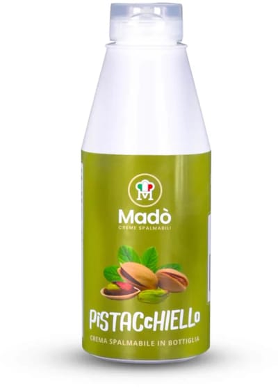 Pistache Topping 35% – Romige Pistachesaus – Voor Desserts, Pannenkoeken & Wafels – 200 g
