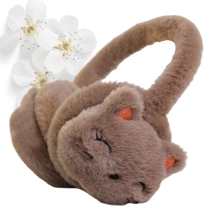 Livano Oorverwarmers - Oorwarmers Voor Volwassenen - Ear Warmers - Winter Earmuffs - Dames & Heren - Koffie