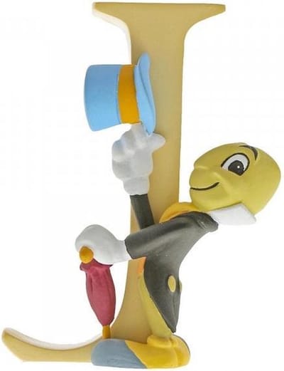Disney Alfabet - Letter J - 'J' als in Jiminy Cricket, de krekel uit Disney's Pinocchio