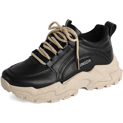 Damesmode Nieuwe Dames Casual Schoenen Waterdicht Ademend Daddy Schoenen Veelzijdig Langzaam Lopen Wind Sport Wandelschoenen 40