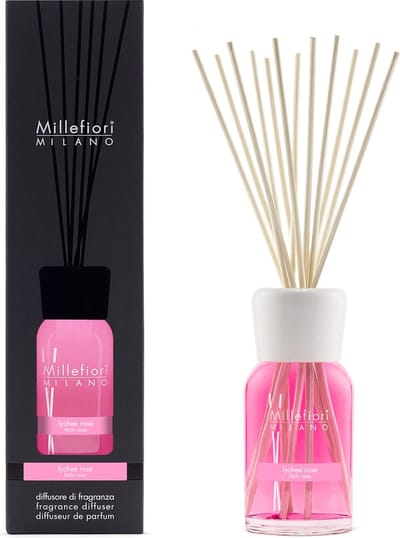 Millefiori Milano Geurstokjes 500ml - Lychee Rose