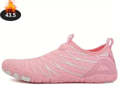 Nivard Waterschoenen Voor Kinderen & Volwassenen - Aqua Shoes - Aquaschoenen - Afzwemschoenen - Zwemles Schoenen - Roze - 43.5