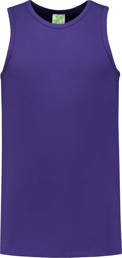 Lemon & Soda heren tanktop in de kleur paars in de maat M.