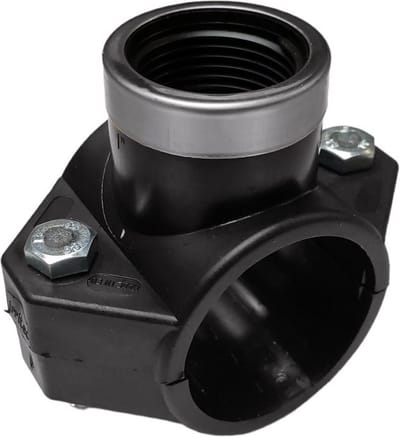 VDL Aanboorzadel 40mm x 3/4 met RVS verstevigingsring