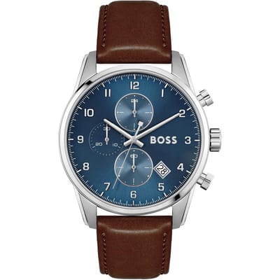 Hugo Boss 1513940 Herenhorloge 44 bruin