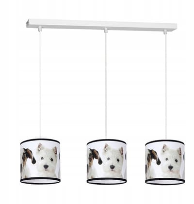 PUPPIES Hanglamp 3xE27 - Vrolijk Kinderkamer Verlichting
