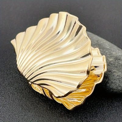 2024 Été Nouveau Série Océan Style Ins Minimaliste & Élégant Design Escargot de Mer en Spirale Pince à Cheveux Cadeau Gold