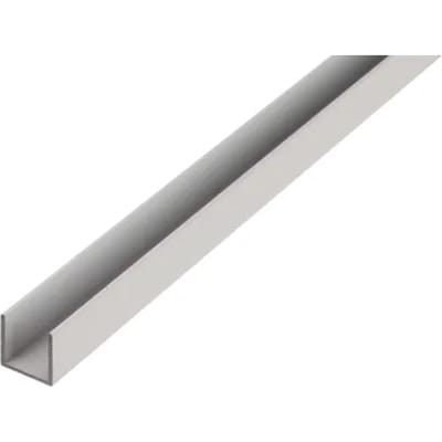 Alberts U-profiel - Aluminium - 20x20x1,5mm 2m