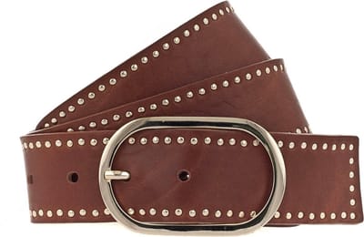 b.belt riem Fiesta Ledergürtel W105 Mid Brown bruine
