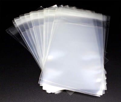 Toploader Hoesjes - Beschermhoesjes Kaarten - Kaarten Opbergen - Her sluitbaar - 81 x 111 mm - Transparant