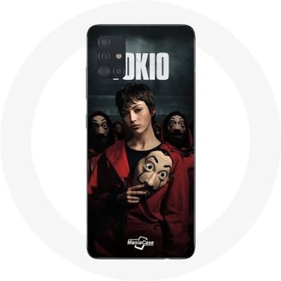 Hoesje - Maniacase - La Casa De Papel Tokyo - Flexibel - Schokbescherming - Unisex zwart