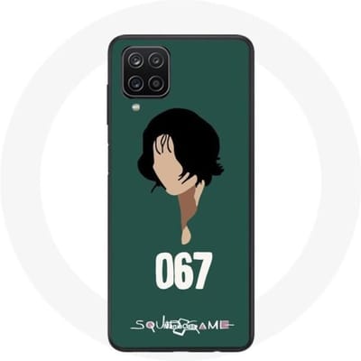 Samsung Galaxy A12 Hoesje Inktvis Game Kang Sae Byeok Face