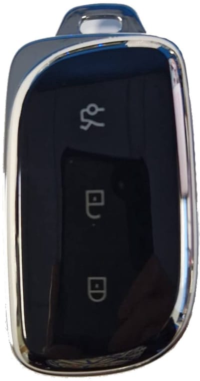 Autosleutel Hoesje geschikt voor Lynk & Co - Sleutelcover - TPU Cover Sleutelhoes - Accessoires - zwart