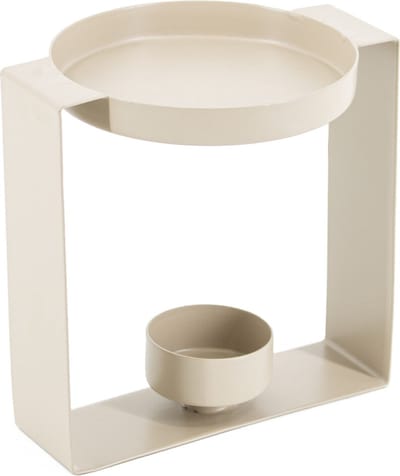 Geurbrander voor geurblokje Sand - Geurbrander Sand - Geurbrander modern Sand - brander amberblokje