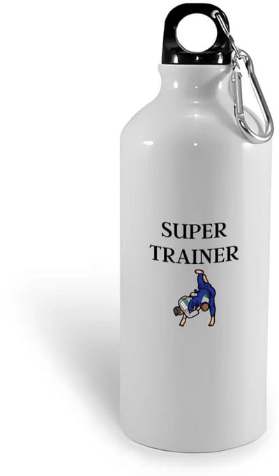 Hacebo® - Super trainer waterfles - Sport - coach - Judo - Trainer - geschenk - verjaardag - love gift - water fles - 400ML