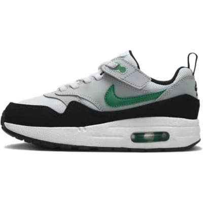 Nike Air Max 1 EasyOn PS Zwart Stadium Groen Kindersneakers Wit Puur-Platina DZ3308-108 28 gray