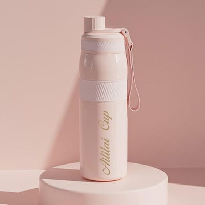 De Nieuwe Roestvrijstalen Thermosbeker met Grote Capaciteit Outdoor Draagbare Reisketel Sportketel 650ML
