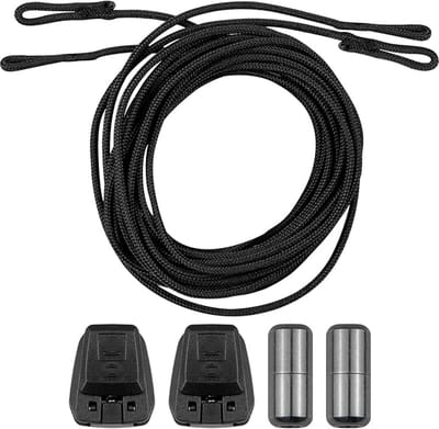 Famanu – Elastische schoenveters met snelsluiting, ronde vervangende veters voor sport- en outdoorschoenen