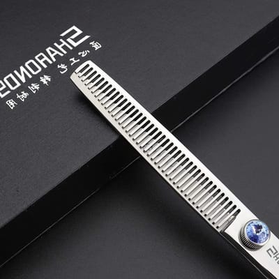 Professionele Kappersscharen Set van 6/7/7.5/8/9 Inch voor Haarstyling en Modeleren met Dunne Scharen en Visgraat Scharen