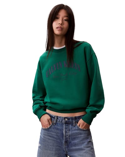 Ck Jeans Logo Graphic Ronde Hals Sweater - Fashion Wear - Vrouwen