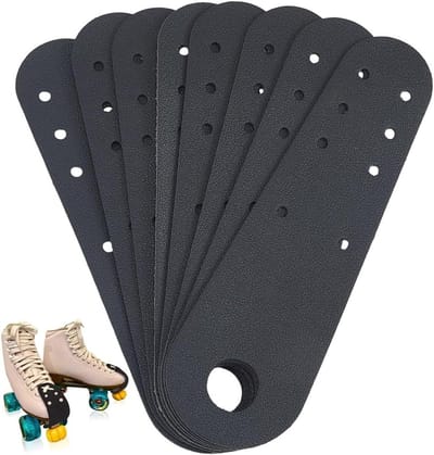 8 Stuks PU Leren Roller Skate Teenbeschermers - Universele Flat Toe Guards voor Professionele Schaatsen, Onderhoud en Personalisatie
