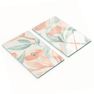 Multifunctionele decoratieve bloemenplanken van gehard staal voor de keuken, 2x30x52 cm