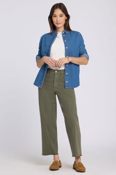 Alyssa Ontspannen Cropped Jeans