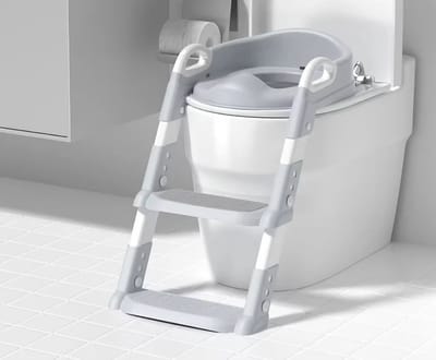 Wc Verkleiner - Wc Verkleiner Met Trapje - Toilettrainer - Wc Verkleiner Met Opstapje - Verstelbare Wc Verkleiner - Wc Potje - Opvouwbare Wc Verkleiner - Wc Verkleiner Met Handvaten - Toiletverkleiner.