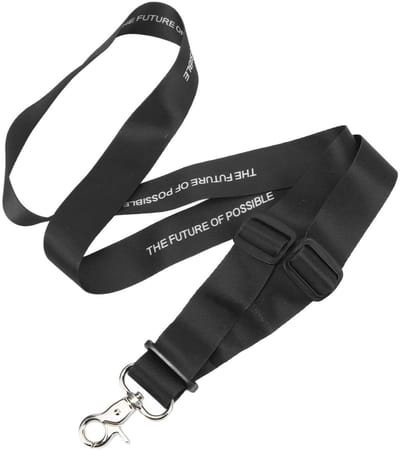 Verstelbare Nekband met Gesp voor FPV Remote Control - Nylon, Veilig en Comfortabel (Zwart)