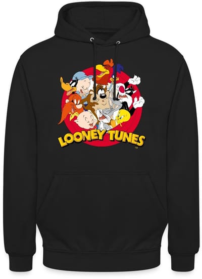 Looney Tunes Groep Hoodie Unisex