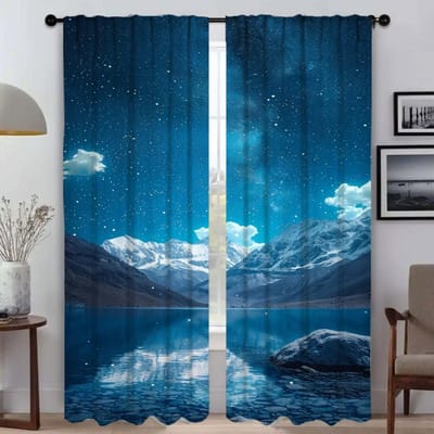 Halloween Decoratie Verduisterend Gordijn voor Kamer 2 Panelen Anti-muggen Gordijnen Home Interieur Gordijnen Scheidingsschermen W60xH90cmx2pcs-CL