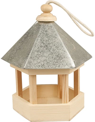 Creativ Company Vogelvoederhuis met zinken dak