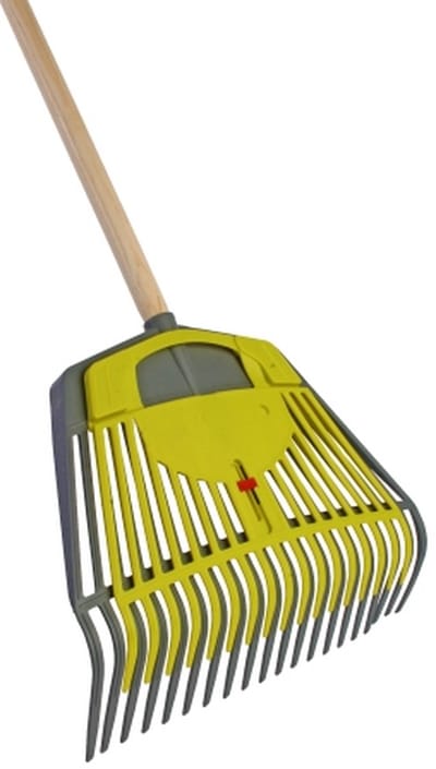 Bladhark – Bladvork – 2-in-1 – Essenhouten steel – 160 cm – Met handbladvork