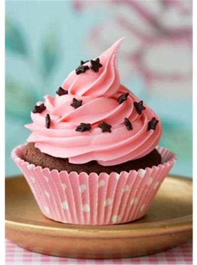 Wizardi Diamond Painting Kit Pink Cupcake WD042