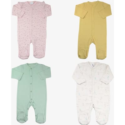 Geribbelde babyslaapset Trois Kilos Sept (x4)