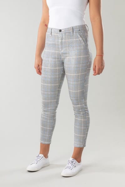New Star 7/8 broek Aberdeen blauwe ruit - maat 26