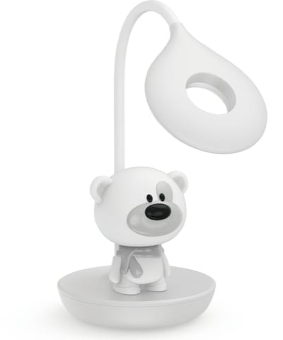 Luxus Europe - Nachtlamp Kinderkamer Doggy Mini Wit - Draadloos LED Nachtlampje Kinderen - USB-C Oplaadbaar - Decoratieve Tafellamp