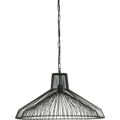 Light & Living Hanglamp Kasper - Zwart - Ø65cm - Modern - Hanglampen Eetkamer, Slaapkamer, Woonkamer