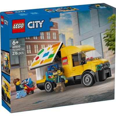 LEGO® City: De LEGO Bestelwagen - Bouw- en Speelset voor Autofans Vanaf 6 Jaar - Met 2 Minifiguren - 60500