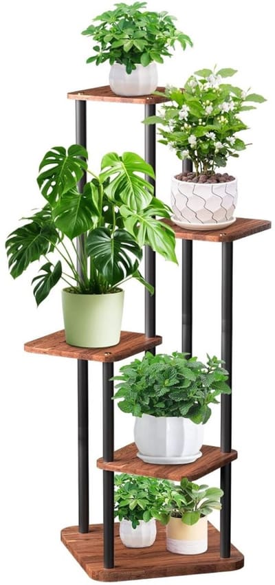 DailySupplies® Plantentafel - Plantenrek Buiten - Plantensteun - Plantenstandaard - Hout