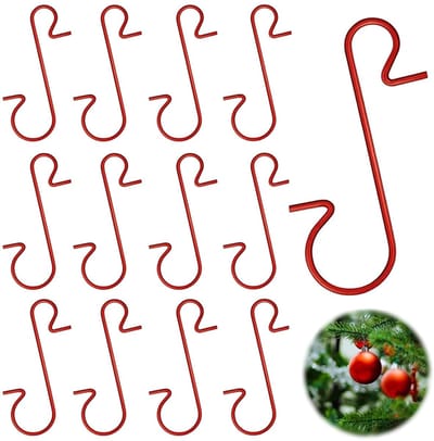 Dailygoods- S-haken 120 stuks - Kerstversiering - Decoratieve haken - Ophanghaken - Sterk geplateerd metaal - 30 mm diameter - Kersthaak