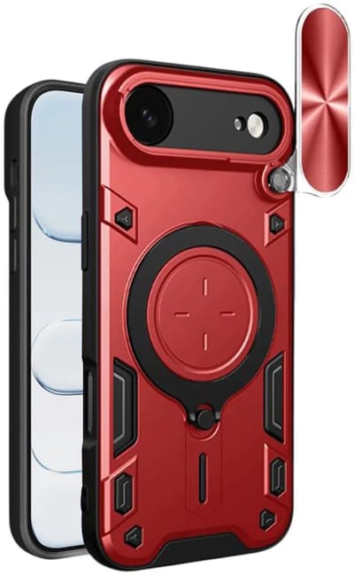 Hoesje geschikt voor Apple iPhone Air - Techsuit CamGuard Pro Back Cover - Rood