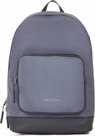 VALENTINO vrijetijdsrugzak rugzak met laptopvak Tron Backpack Antrac / Nero grijs