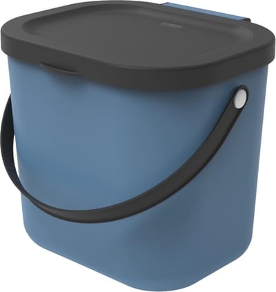 Rotho Albula afvalscheiders - GFT afvalbak - 6L - blauw