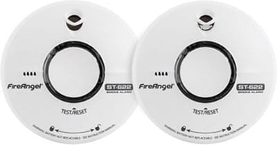 FireAngel ST-622 Rookmelder - 2 pack - 10 jaar accu - Pauzeknop - Testknop