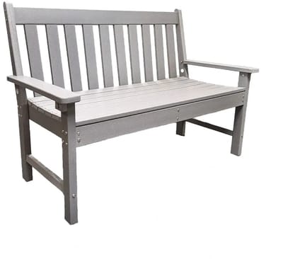 Milford Tuinbank Light Grey - 131 cm