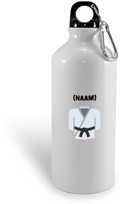 Hacebo® - Karate met eigen naam waterfles - Sport - Karateka - Sport - water fles - 400ML