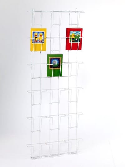 Wit wandrek voor 18 wenskaarten (14X18+cm)